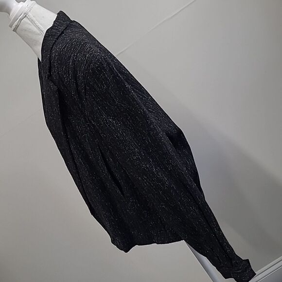 Vintage woolen Touch 2 button tuxedo style jacket - Picture 4 of 11